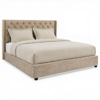 POLSTERBETT SAMPERI 180x200 cm beige - Beige, Textil (180/200cm) - IDIMEX
