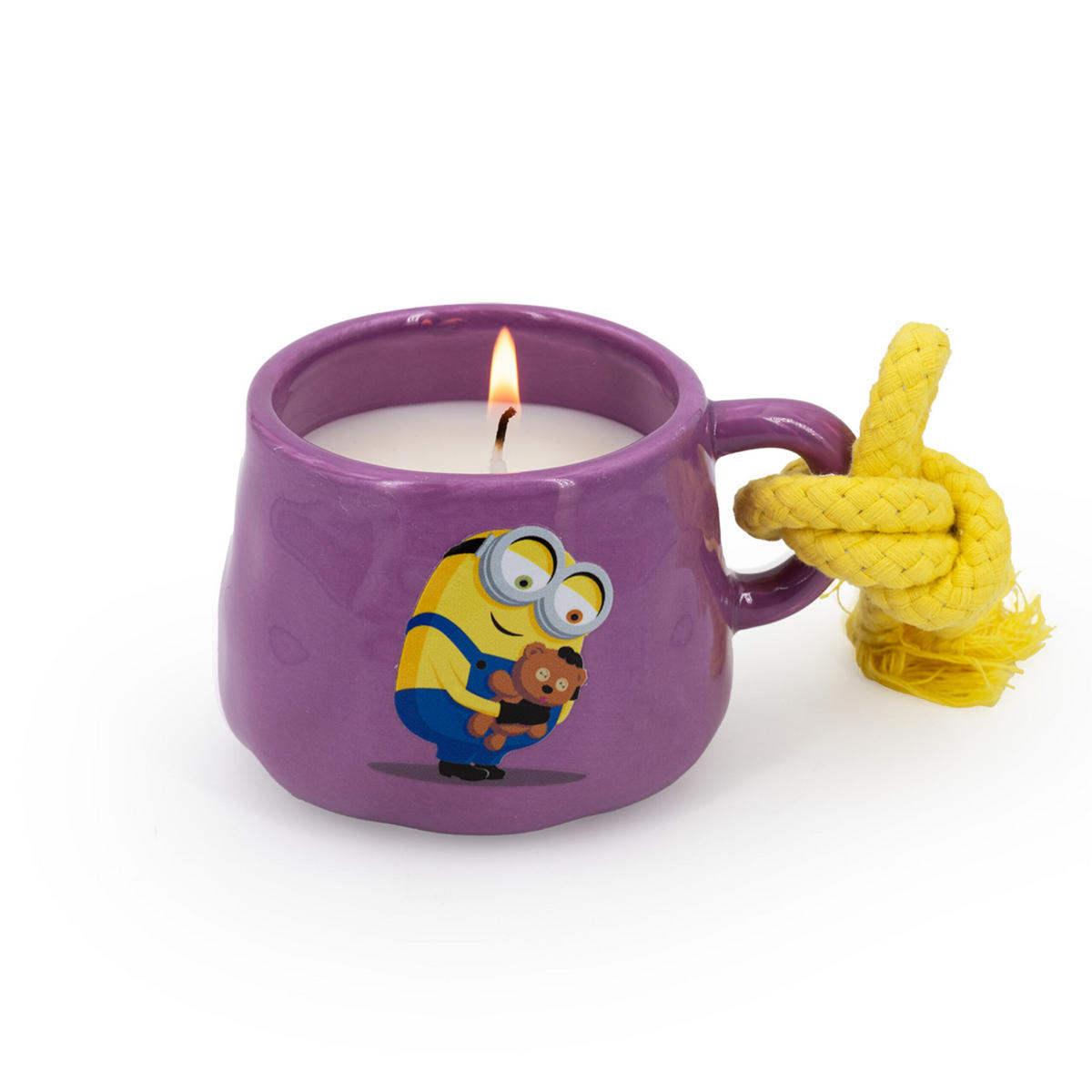 DUFTKERZE MINIONS - Gelb, Naturmaterialen/Keramik (7cm)