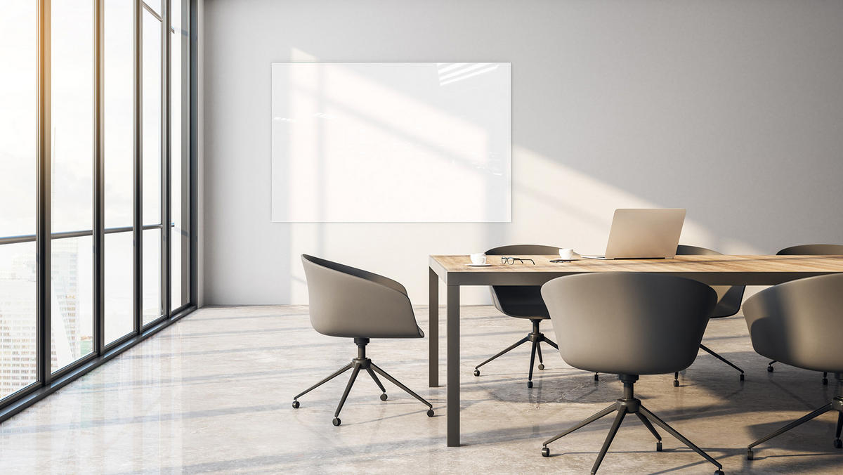 GLASBOARD - Premium SUPERWHITE Perlweiß 150x100cm - Weiß, Glas (150/100/0.8cm) - ALLboards