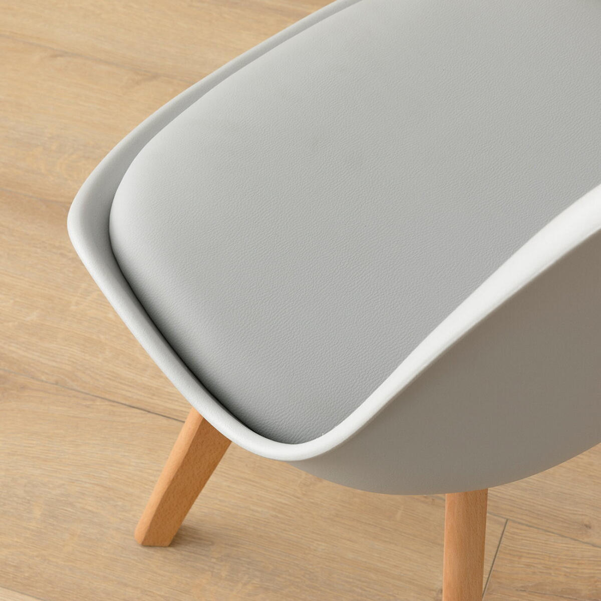 STUHL Scandinavian Grau 49 cm x 82 cm - Grau, Kunststoff (49/82/54cm) - Kenay Home