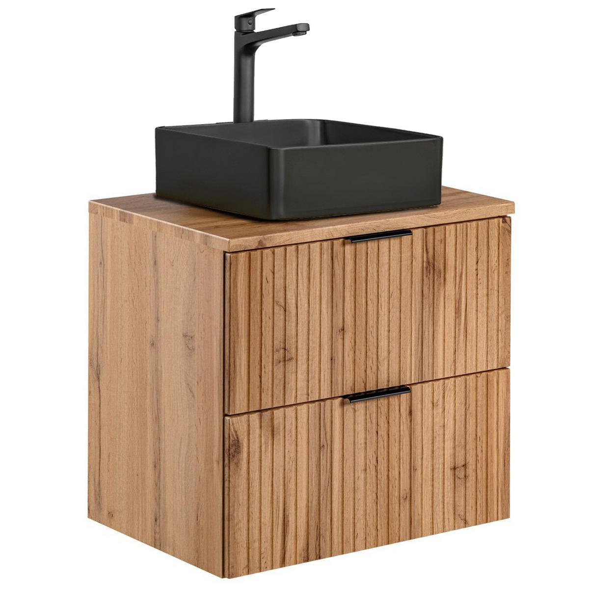 BADMÖBEL-SET 4-TLG. Adelaide-56 - Braun, Holzwerkstoff (160/200/47cm) - Lomado