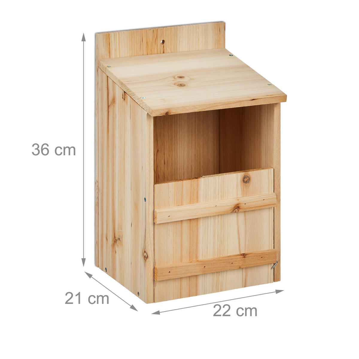 NISTKASTEN - Hellbraun, Holz (22/36/21cm) - Relaxdays