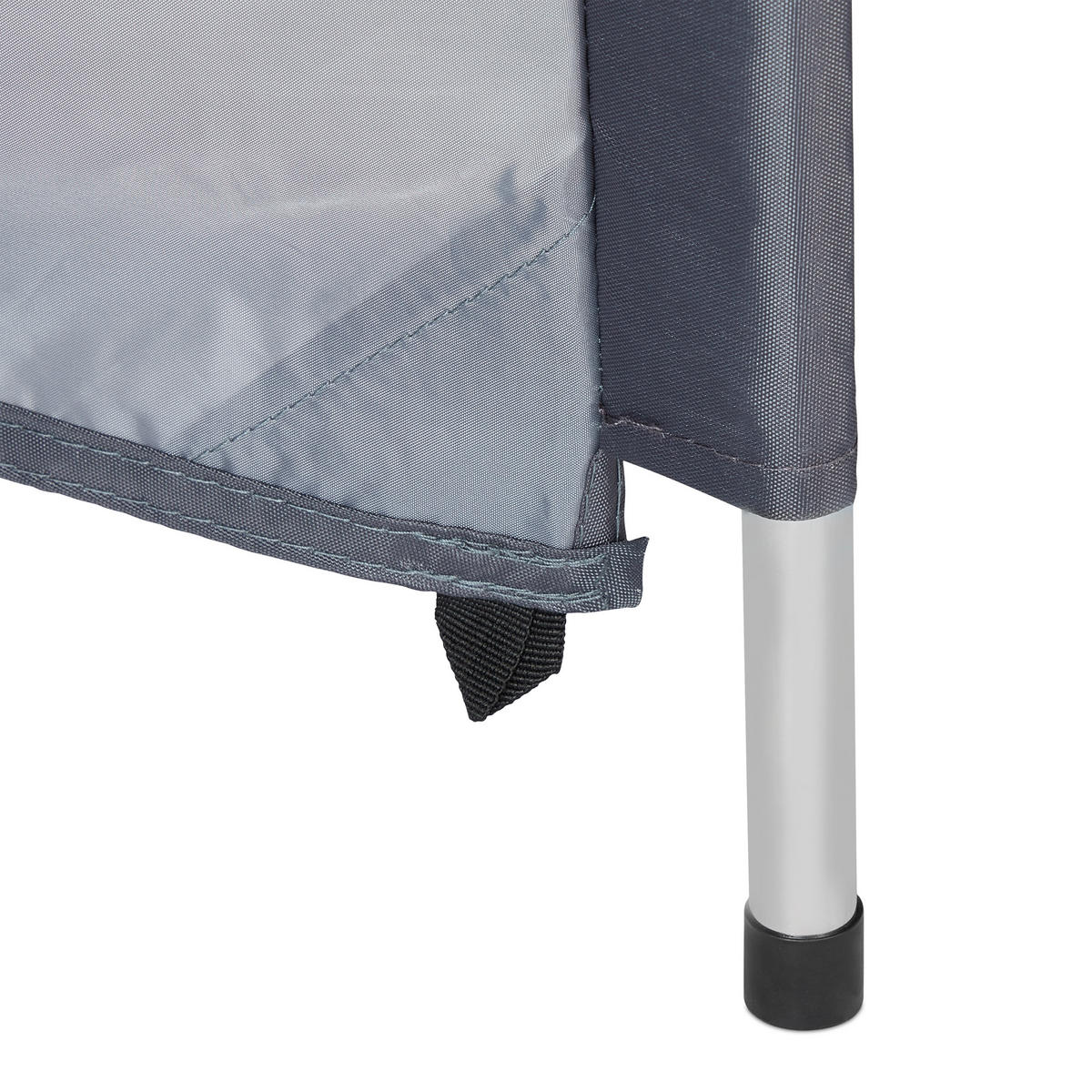 WINDSCHUTZ - Grau, Textil (400/150cm) - Relaxdays