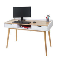 SCHREIBTISCH rechteck Esche Dekor - Eschefarben, Holzwerkstoff (55/120/80cm) - MCW