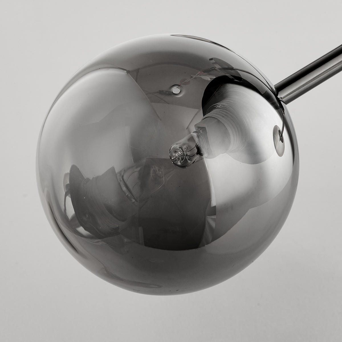 DECKENLEUCHTE - Metall, 3-flammig - Grau, Metall (62/62/25cm) - home24