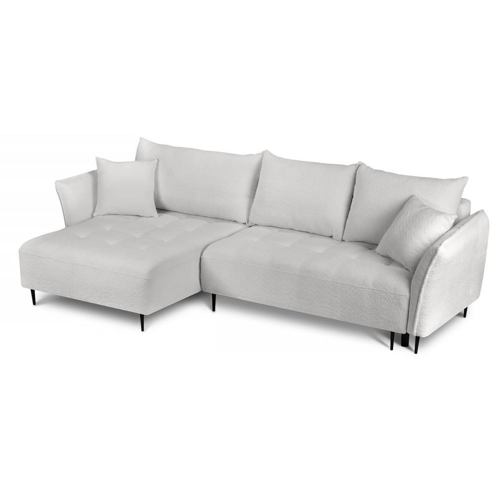 Thumbnail - Beautysofa Eckschlafsofa, Hellgrau, Textil, L-Form,L-Form, 276x158 cm, Wohnzimmer, Sofas & Couches, Wohnlandschaften, Ec...