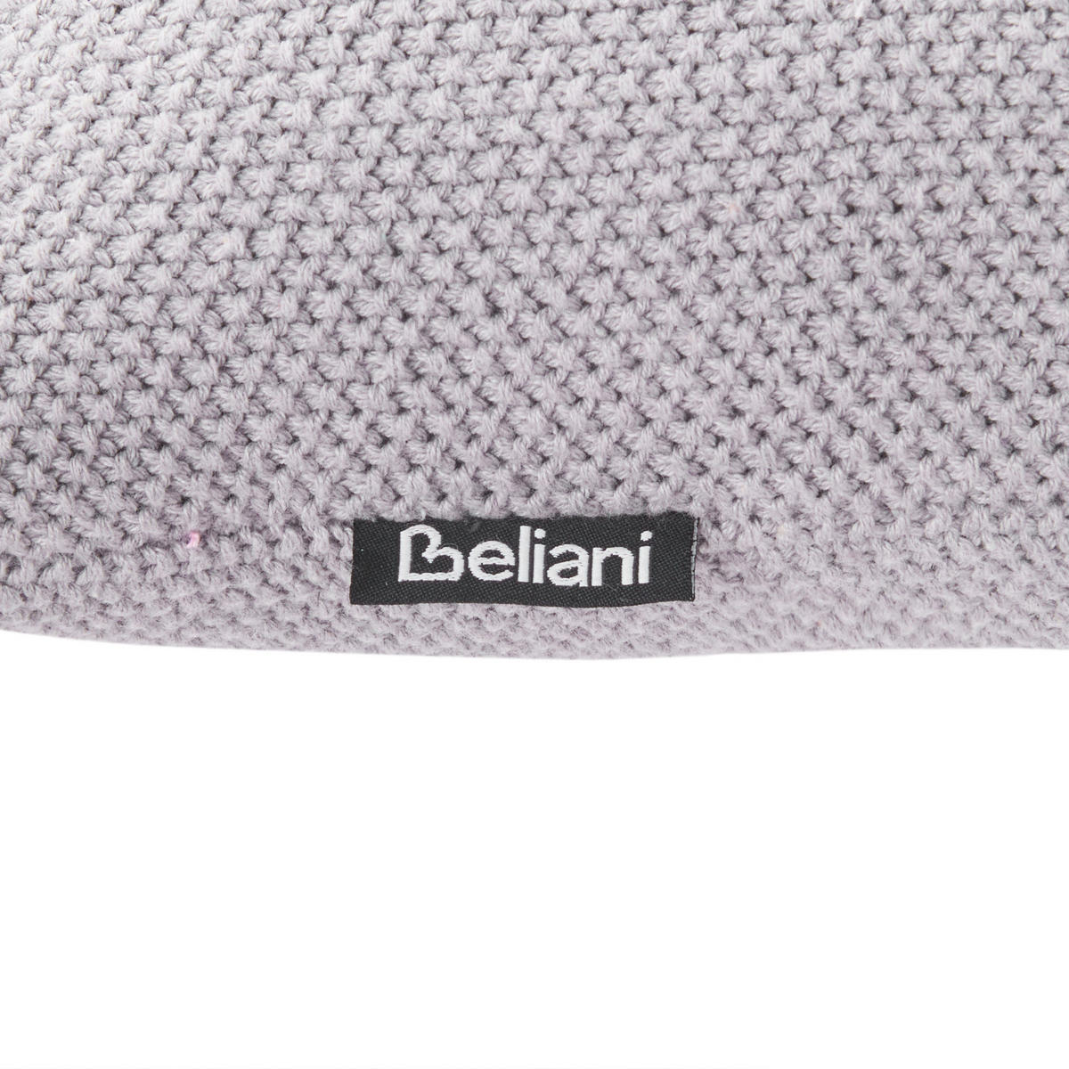 Dekokissen 2er-Set Grau 35/35 cm Shadoor - Schwarz/Grau, Naturmaterialen (35/35cm) - Beliani