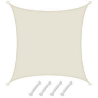 SONNENSEGEL Wasserdicht 300 cm Beige - Beige, Kunststoff (300/300cm) - Amanka