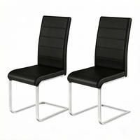SCHWINGSTUHL DE-36176 2er-Set mit PU-Bezug Schwarz - Schwarz, Metall (51/100/40cm) - ComfortXL