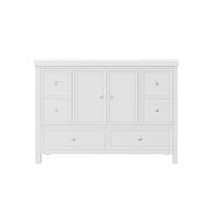 WASCHTISCH Weiß 120/50/86.5 cm - Weiß, Holz (120/86.5/50cm) - PANGIVO