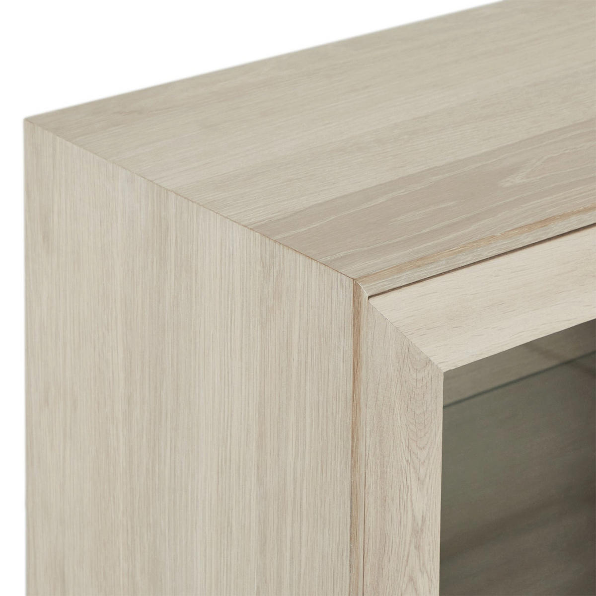 VITRINE Eiche massiv - Eichefarben, Holz/Holzwerkstoff (212/60/34cm) - Furnhouse