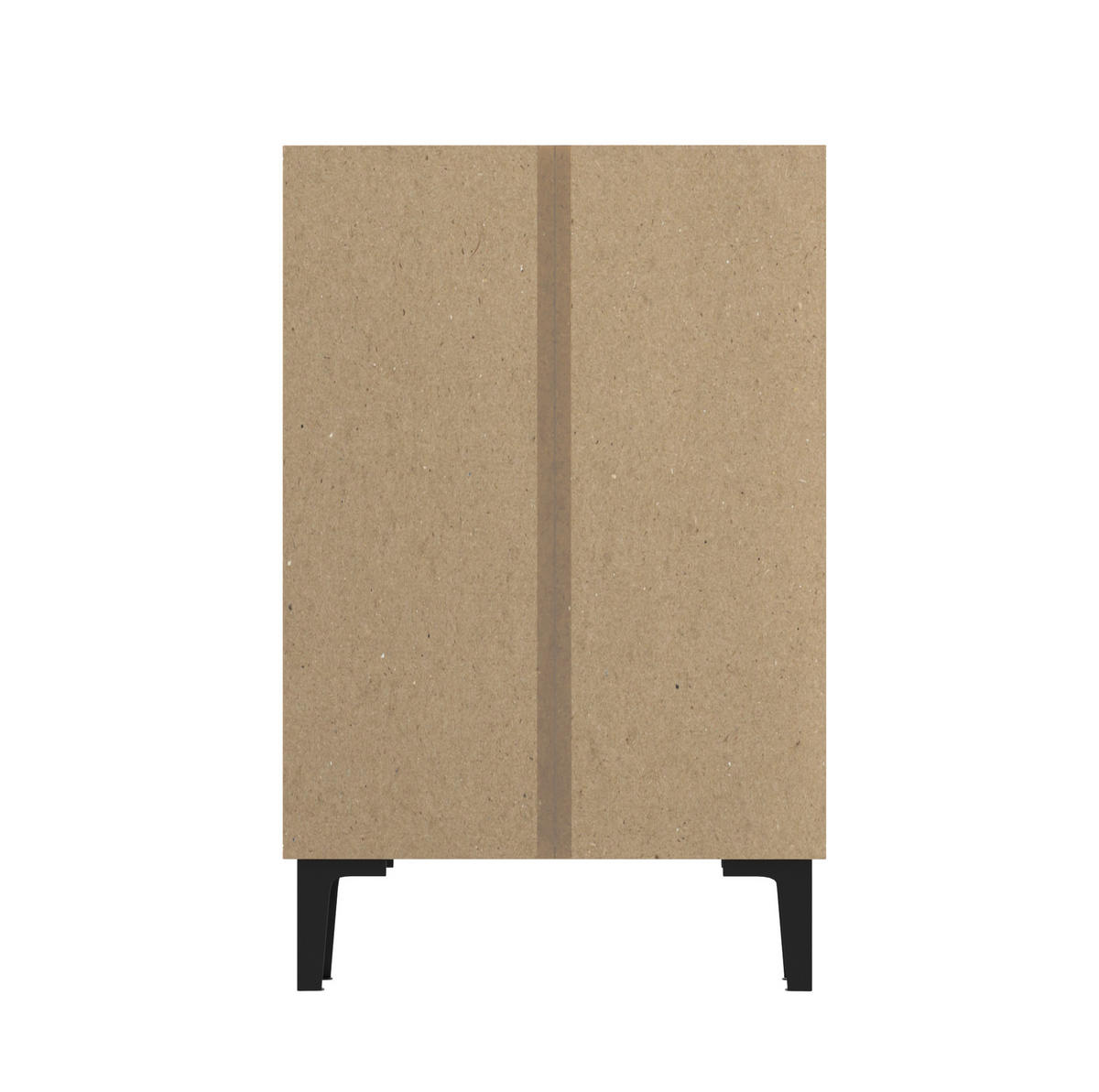 SCHUHSCHRANK 60/31,5/95 cm mit Doppeltüren, festen Einlegeböden aus Spanplatte, Holzfarbe - Eichefarben, Holzwerkstoff (60/95/31.5cm) - Redom