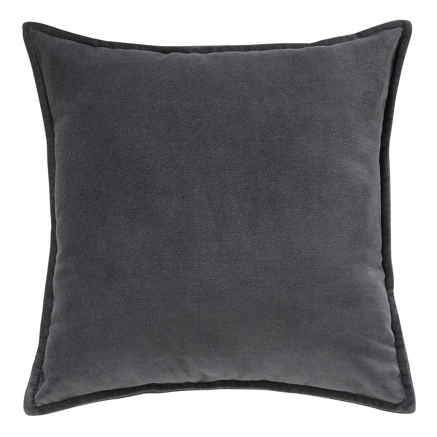 DEKOKISSEN Cotton Velvet - Anthrazit, Textil (45/60cm) - BUTLERS