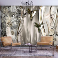 VLIESTAPETE Braun 350/245 cm - Braun/Grau, Textil (350/1cm) - KUNSTLOFT