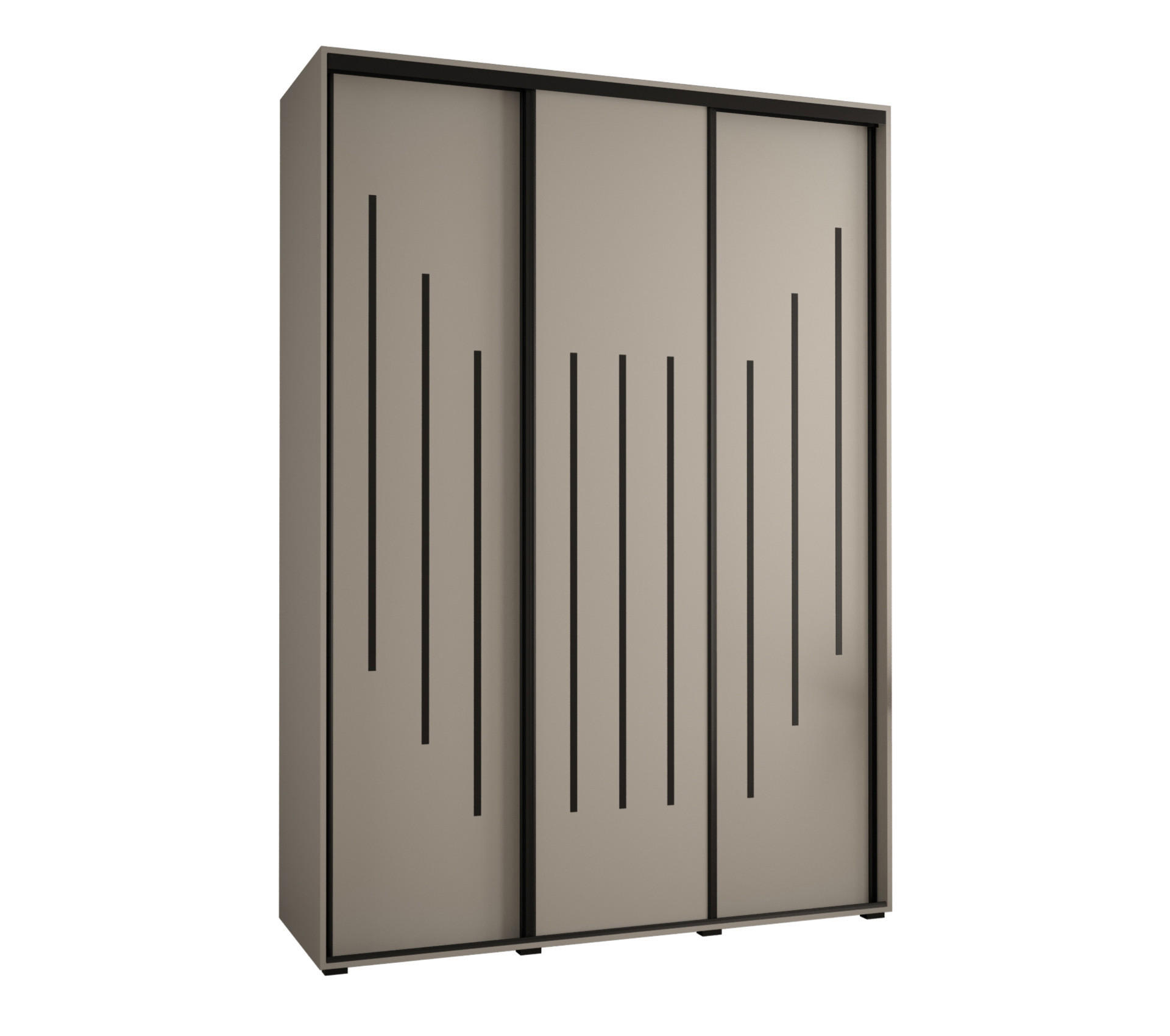 Möbel Kryspol Schwebetürenschrank Kaschmir 170x235.2x45 cm