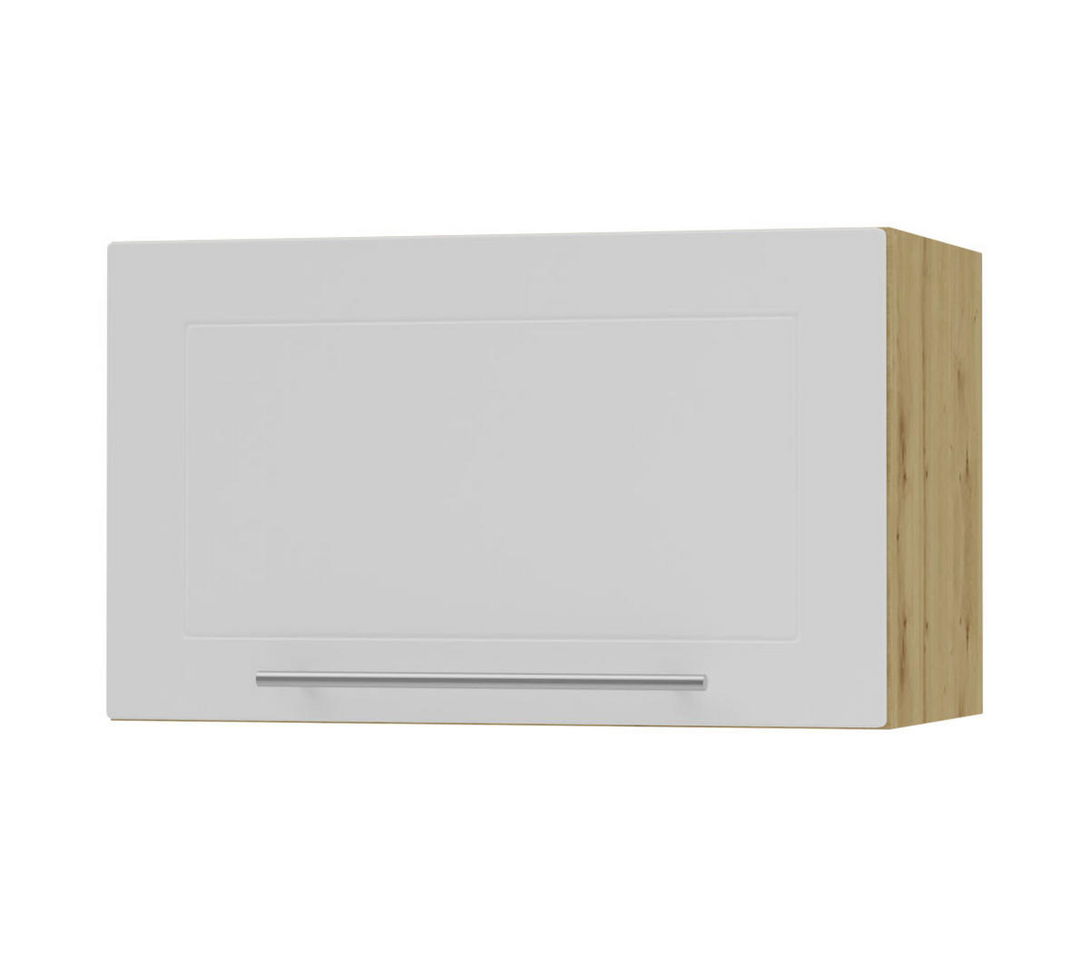 KLAPPHÄNGESCHRANK Kvantum W4B/60-AV Weiß Matt / Eiche Artisan Matt 60 / 32,5 / 36cm - Eiche Artisan/Weiß, Holz/Holzwerkstoff (60/36/32.5cm) - Feldmann-Wohnen