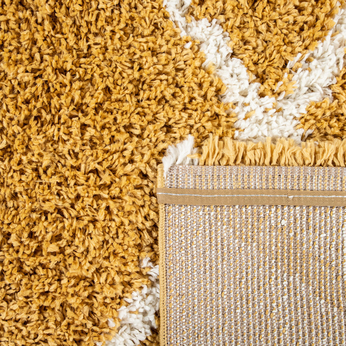 HOCHFLORTEPPICH 80/150 cm Kalmar 442 - Gelb, Textil (80/150cm) - Paco Home