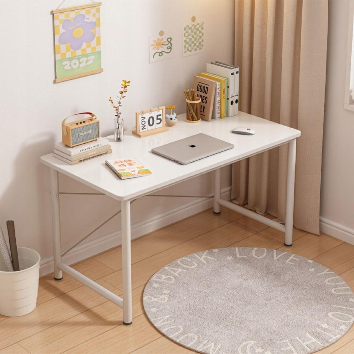 COMPUTERTISCH, weiß 100/50/75 cm - Weiß, Holzwerkstoff (50/100/75cm)