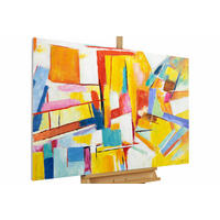 ACRYLBILD HANDGEMALT 120/80 cm - Multicolor, Holz/Textil (120/80cm) - KUNSTLOFT