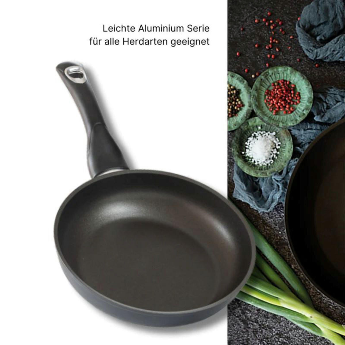 SCHMORPFANNE 28 cm BAF BLACKline für alle Herdarten - Multicolor, Metall (28cm) - BAF