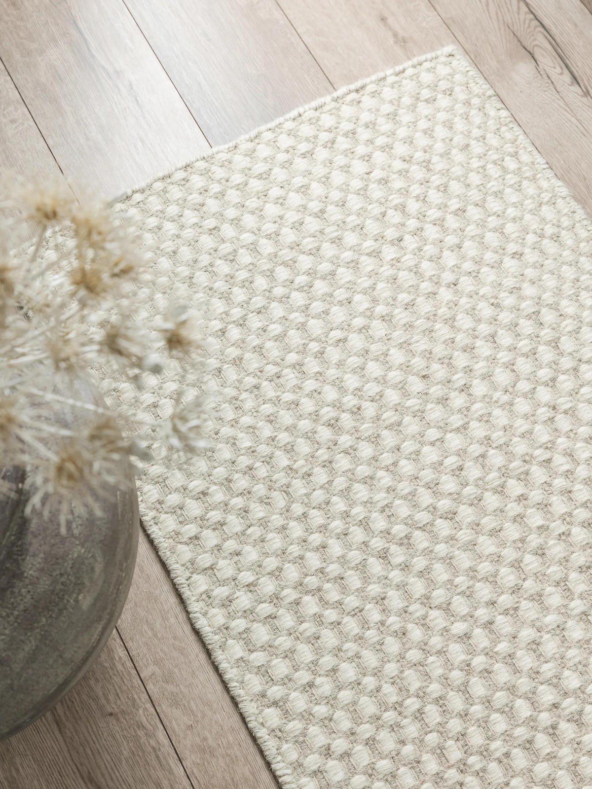 WOLLTEPPICH-LÄUFER Hector Beige 70x200 cm - Beige, Textil (70/200cm) - benuta Finest