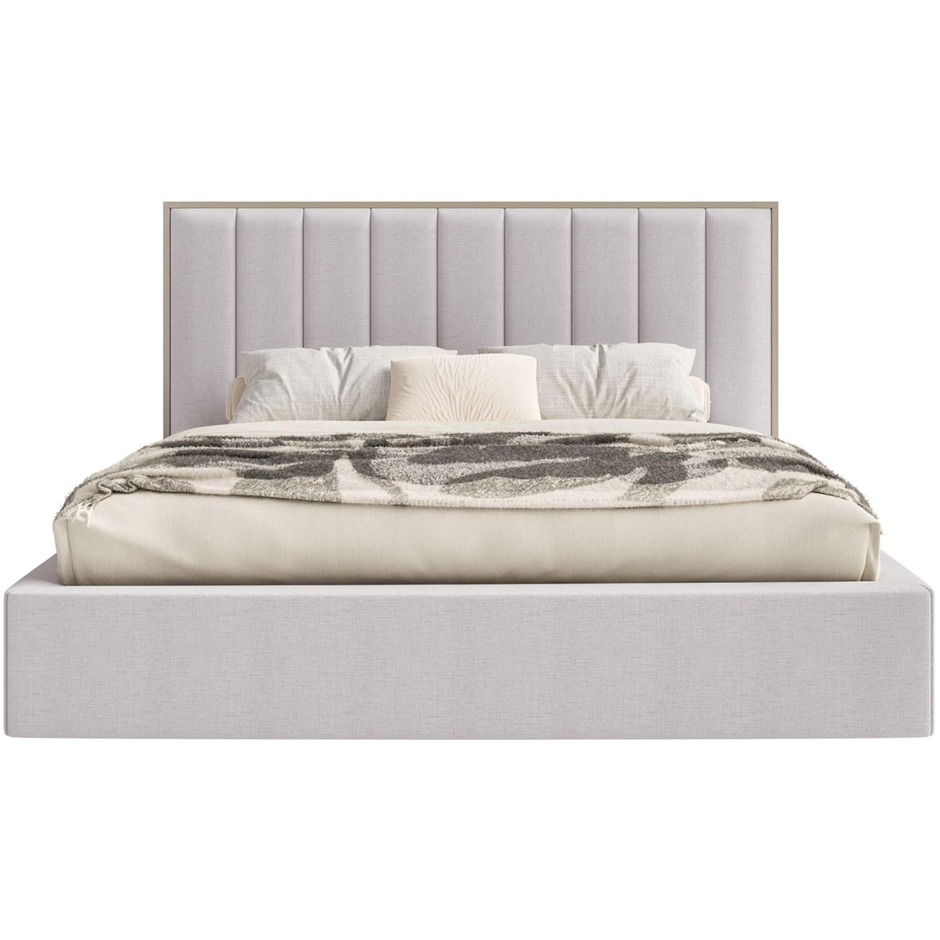 POLSTERBETT Togents Grau mit Chenillebezug, 160x200 cm - Grau, Textil (160/200cm) - Selsey