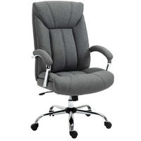 DREHSTUHL 78/65/110-118 cm grau aus Polyester mit Wippfunktion - Grau, Kunststoff (78/118/65cm) - OKWISH