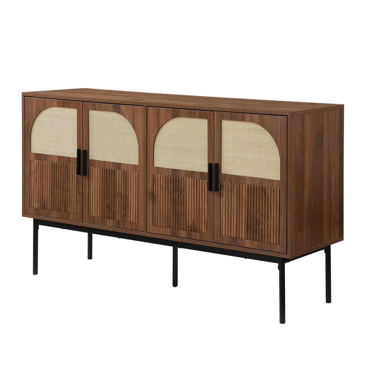 SIDEBOARD Natural 140/40/80 cm - Naturfarben, Holzwerkstoff (140/80/40cm) - PANGIVO