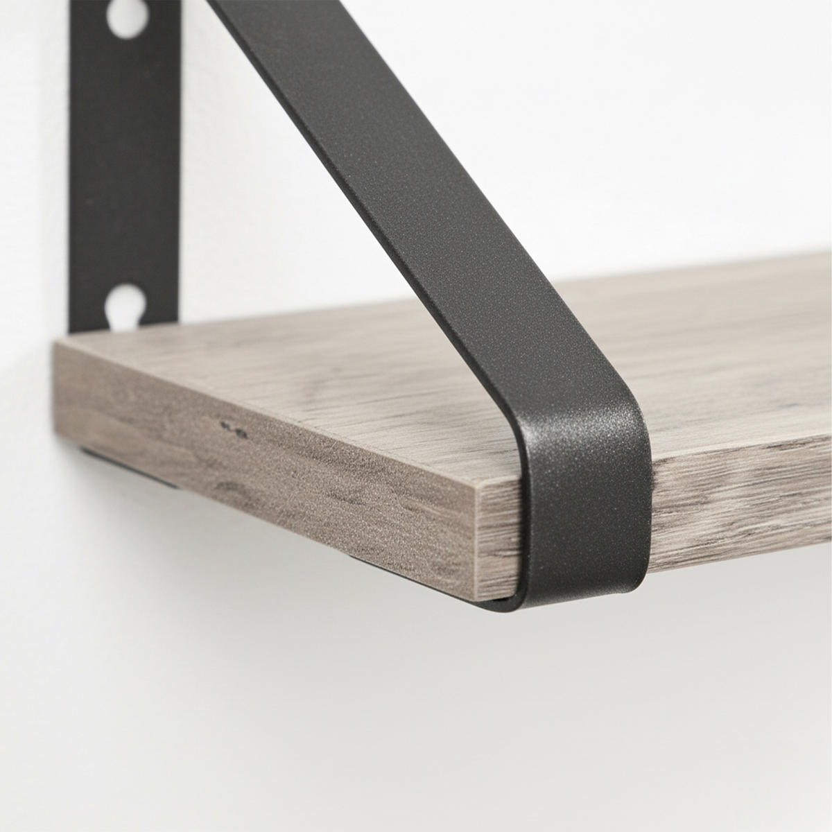 WANDREGAL-SET - Beige, Holzwerkstoff/Metall (40/11/12cm) - Relaxdays