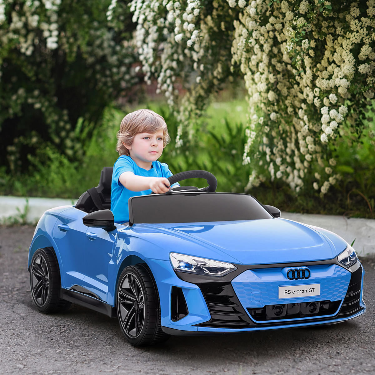 ELEKTRO-KINDERAUTO DE-13012 Fernbedienung Blau - Blau, Kunststoff (103/58/41cm) - ComfortXL
