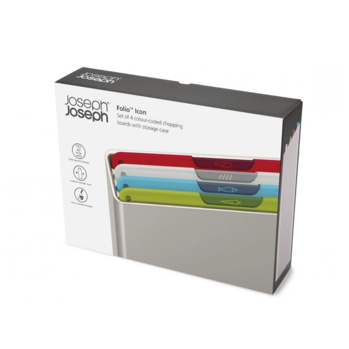 SCHNEIDEBRETT Folio Icon - Multicolor, Holz (20/53cm) - Joseph Joseph 