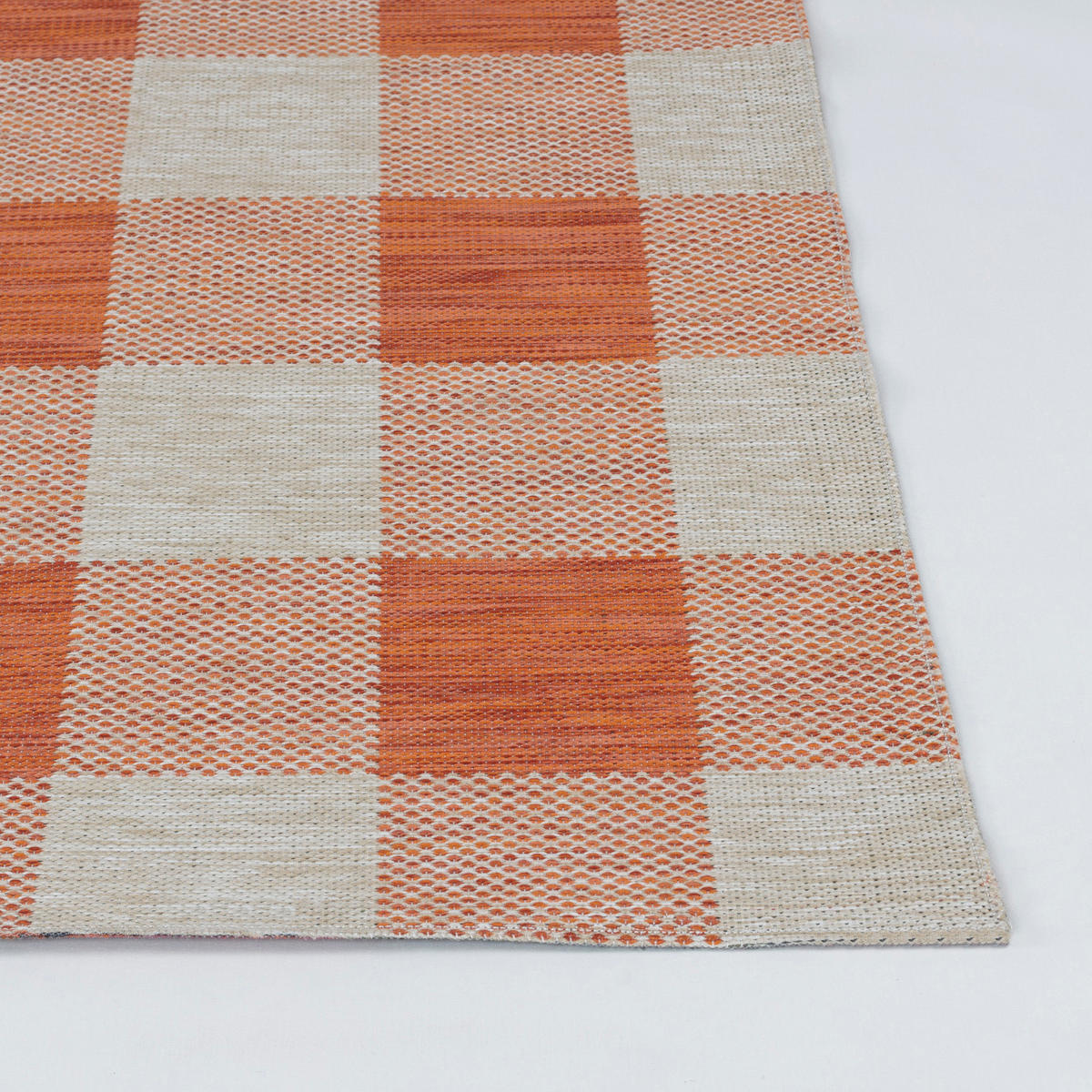 OUTDOORTEPPICH 160/213 cm Orange - Orange, Naturmaterialien/Textil (160/213cm) - LIVABLISS