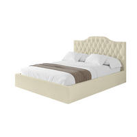 POLSTERBETT mit Bettkasten und Lattenrost, Boxbett ohne Matratze - FALIO 180x200 Beige - Taupe, Holzwerkstoff/Textil (180/200cm) - ALTDECOR