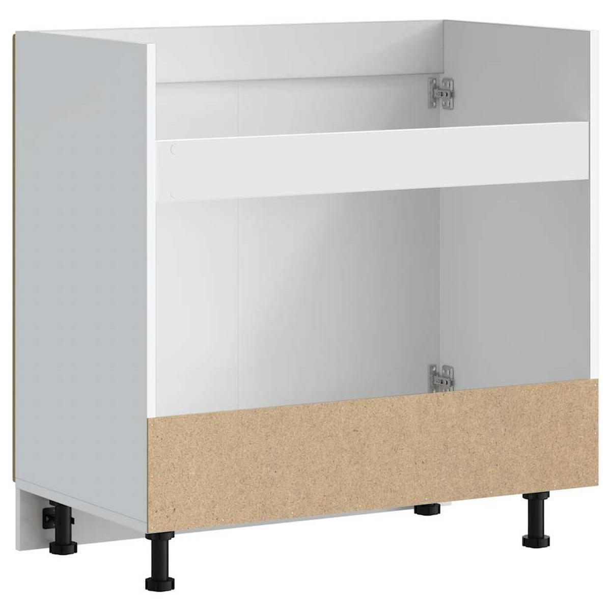 SPÜLENUNTERSCHRANK Kalmar Sonoma-Eiche 80/46/81,5 Cm - Braun, Holzwerkstoff (46/81.5/80cm) - vidaXL