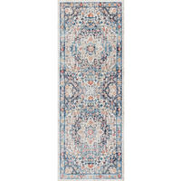 VINTAGE-TEPPICH 80/220 cm Blau - Blau, Kunststoff/Textil (80/220cm) - LIVABLISS