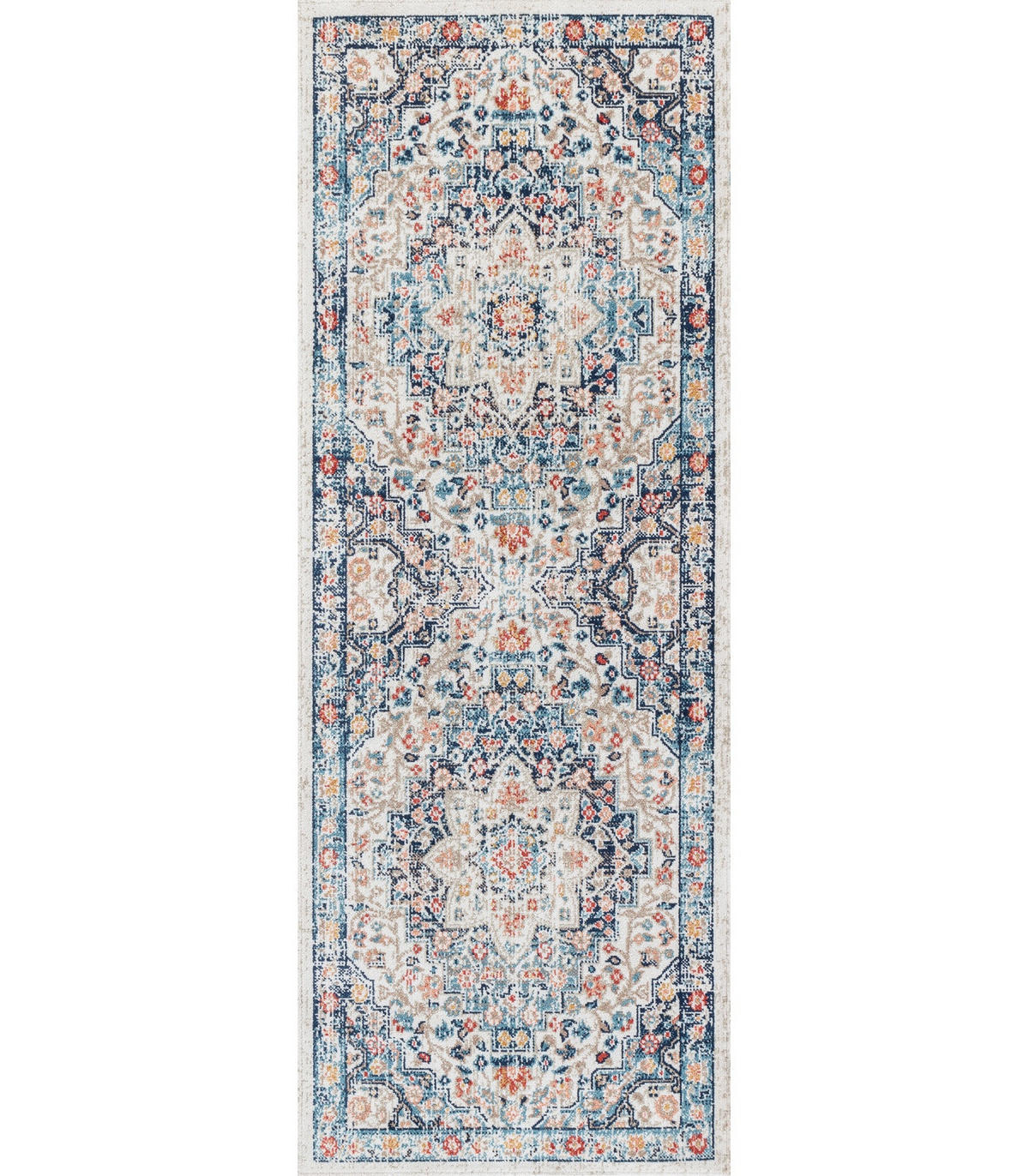 VINTAGE-TEPPICH 80/220 cm Blau - Blau, Kunststoff/Textil (80/220cm) - LIVABLISS