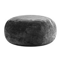SITZSACKSOFA faltbar Dunkelgrau - Dunkelgrau, Kunststoff (100/50/100cm) - Beauniv