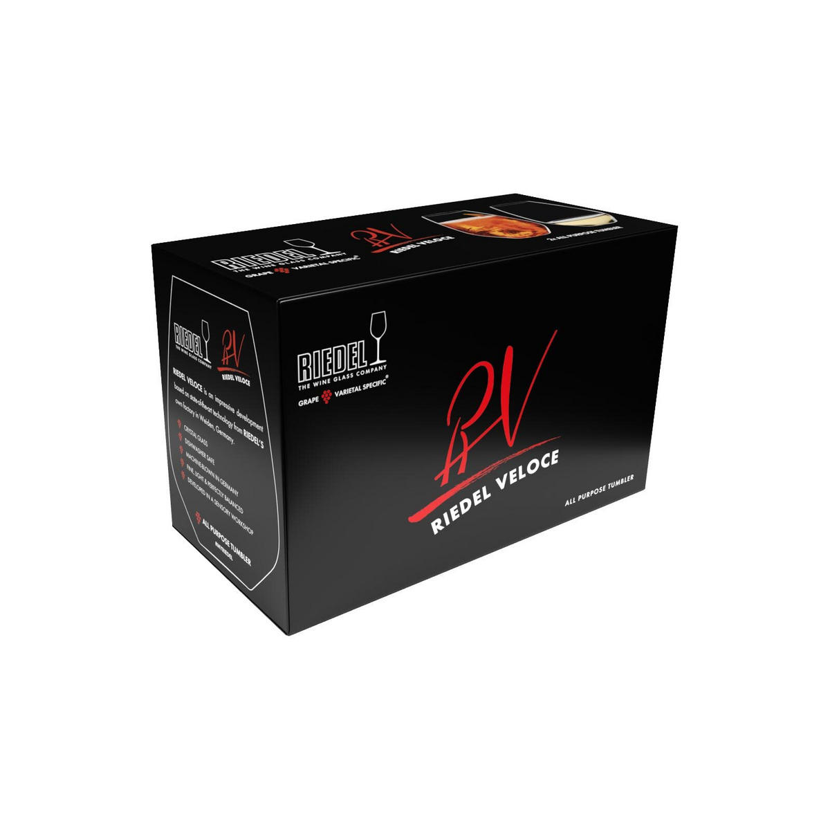 UNIVERSALBECHER Veloce transparent 550 ml 2er Set - Transparent, Glas (0.55L) - Riedel