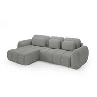 ECKSOFA Caria Mit Schlaffunktion - Grau, Holzwerkstoff/Textil (304/190cm) - Fun Möbel