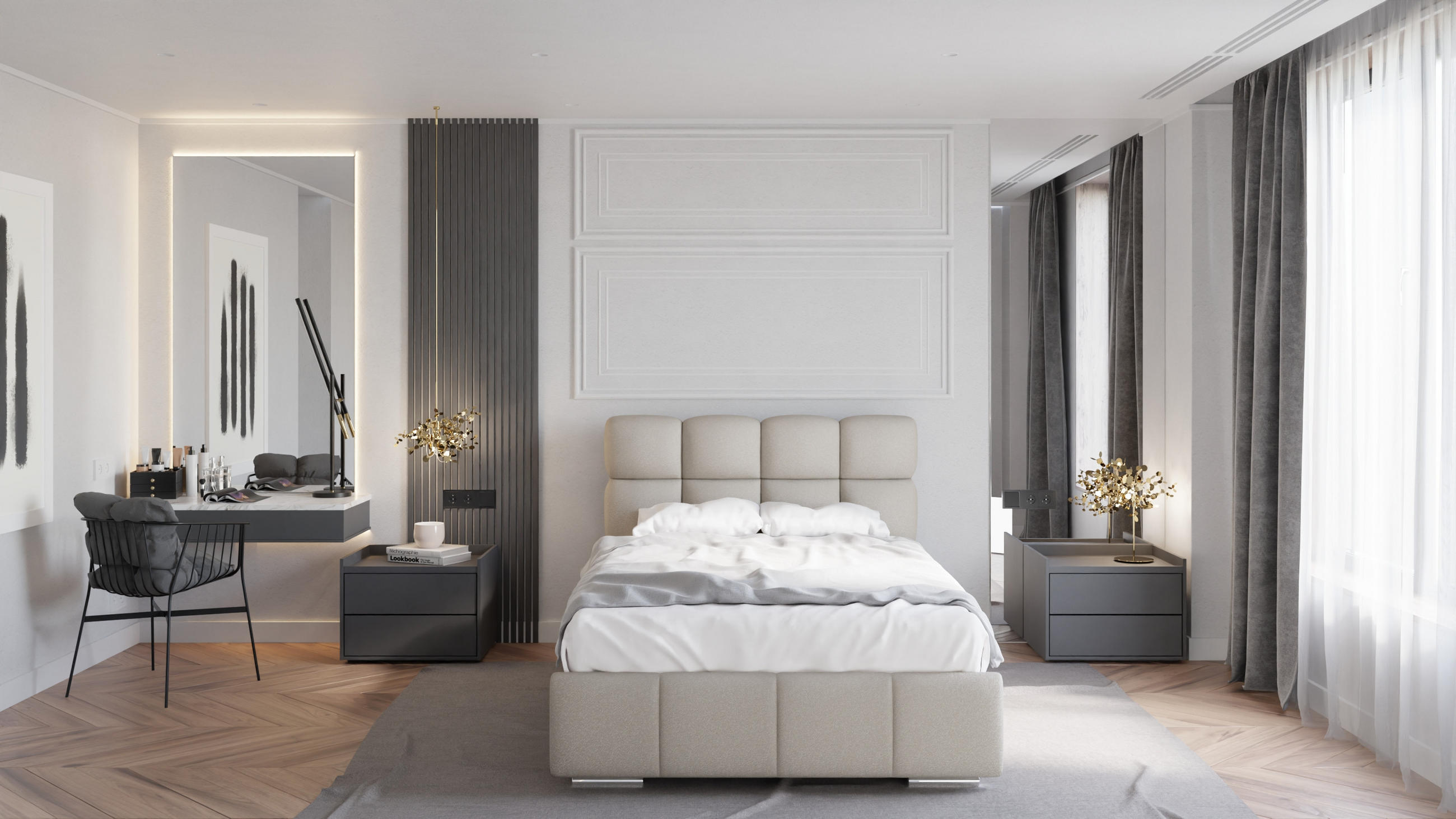 Thumbnail - Panda Möbel Polsterbett, Braun, Holz, Mode, 120x200 cm, Oeko-Tex® Standard 100, Schlafzimmer, Betten, Polsterbetten