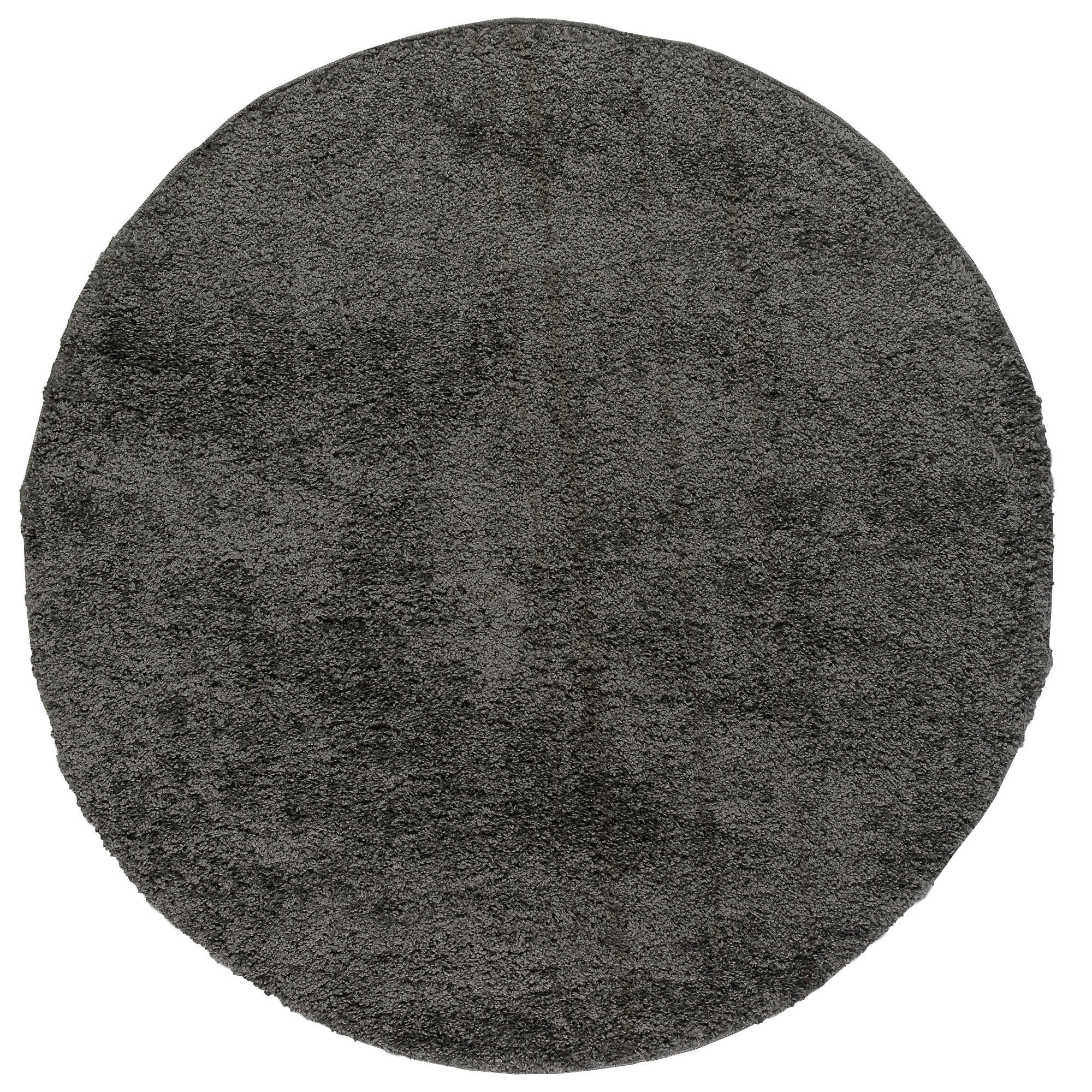 HOCHFLOR LANGFLOR TEPPICH ALOHA RUND - Anthrazit, Textil (200/200cm) - Pergamon
