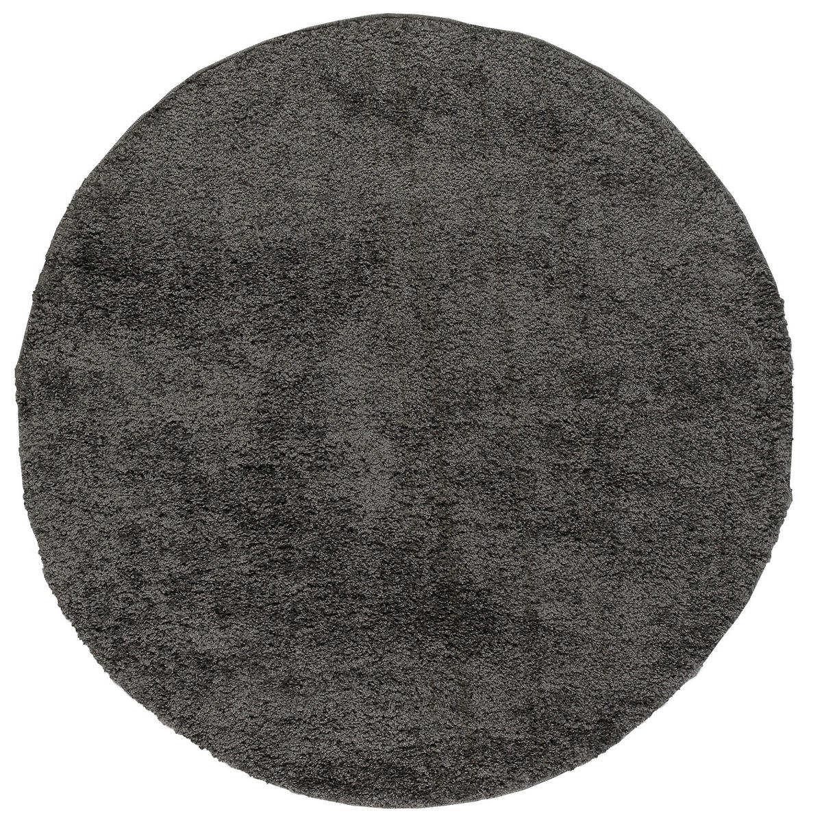 HOCHFLOR LANGFLOR TEPPICH ALOHA RUND - Anthrazit, Textil (120/120cm) - Pergamon