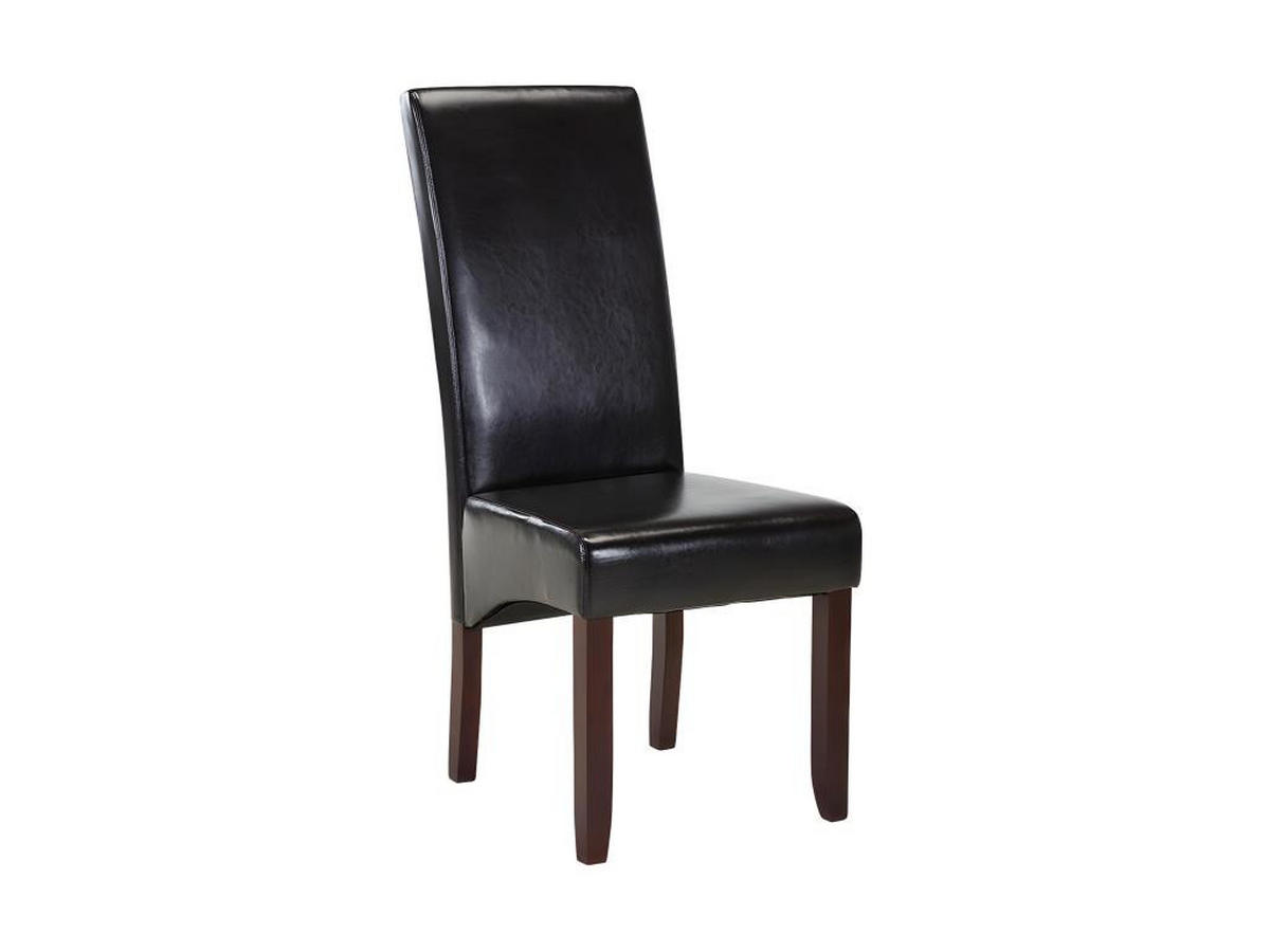 STUHL 2er-Set - Kunstleder - Braun - ROVIGO - Braun, Leder (63/107/47cm) - Vente-Unique