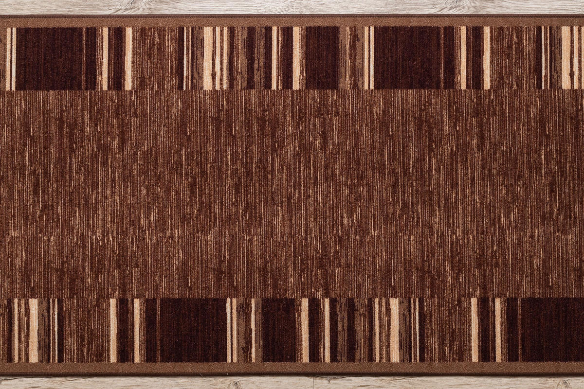 LÄUFER Antirutsch ADAGIO 80/110 cm - Braun, Textil (80/110cm) - rugsX