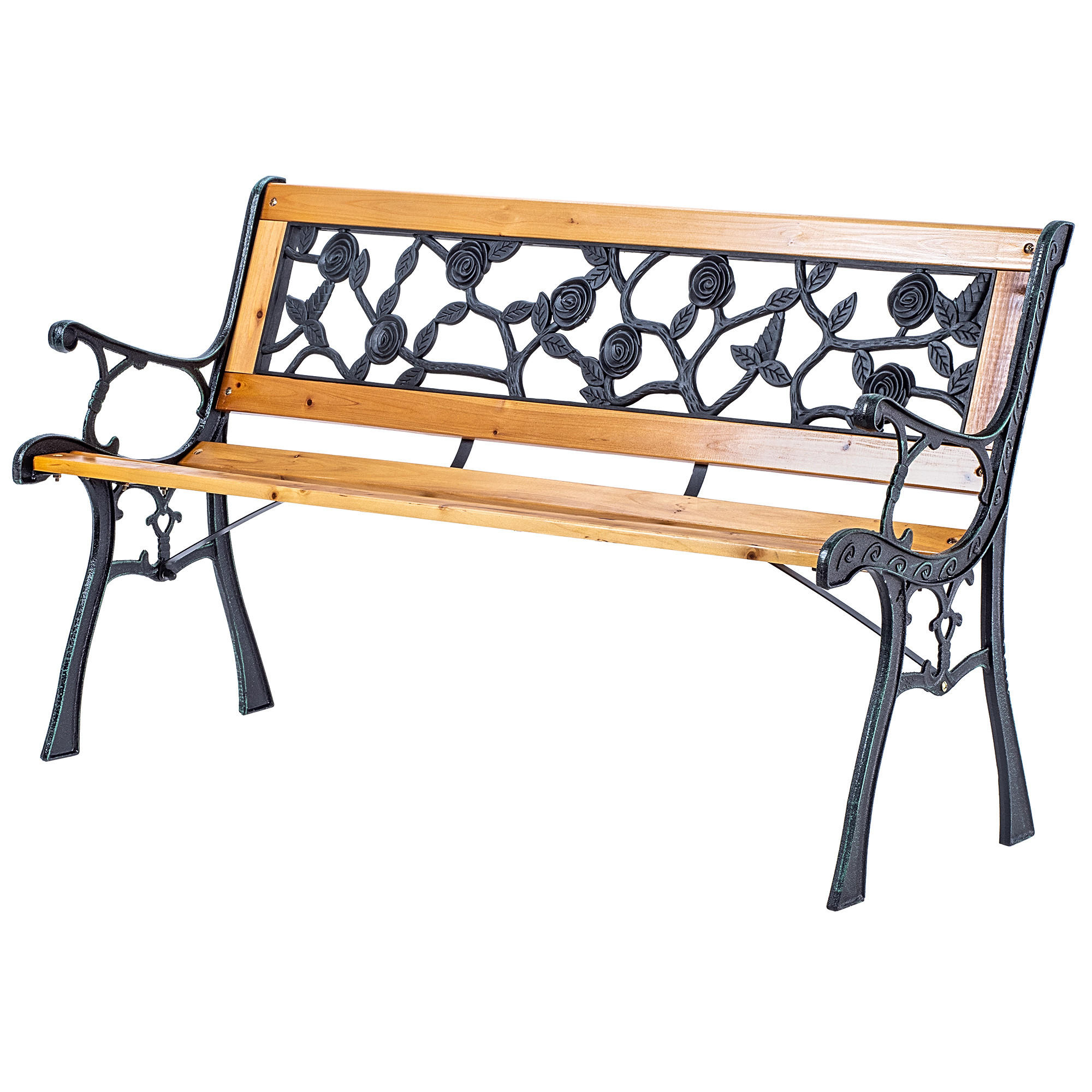 Kadax Gartenbank Hellbraun 52x73.5x127 cm