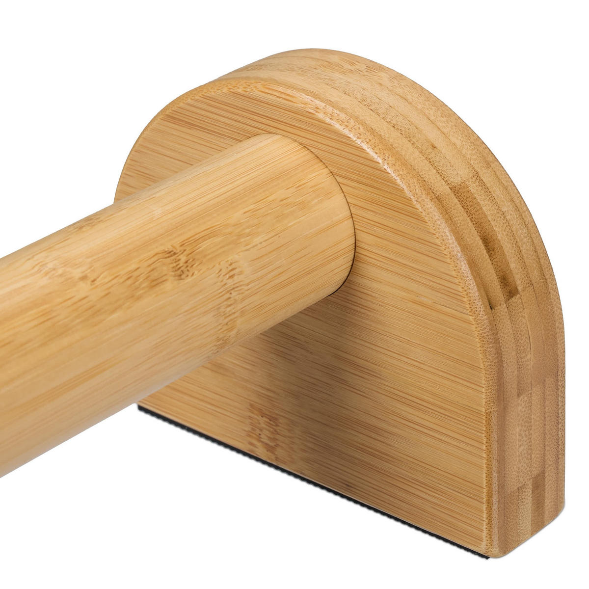 2xLIEGESTÜTZGRIFFE - Hellbraun, Holz/Kunststoff (12/36cm) - Relaxdays