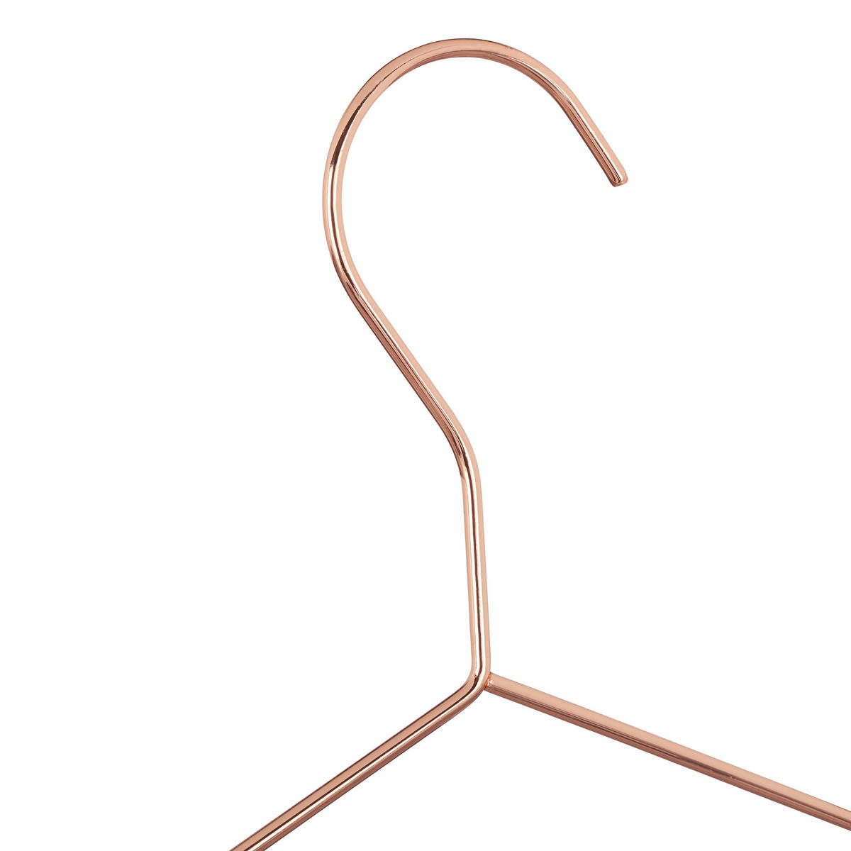 10XKLEIDERBÜGEL - Kupferfarben, Metall (42/21/0.3cm) - Relaxdays