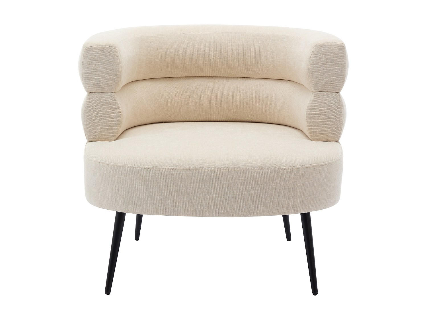 SESSEL mit gerader Rückenlehne - 1 Person - Stoff - Beige - - Beige, Textil (80/73/74cm) - Vente-Unique