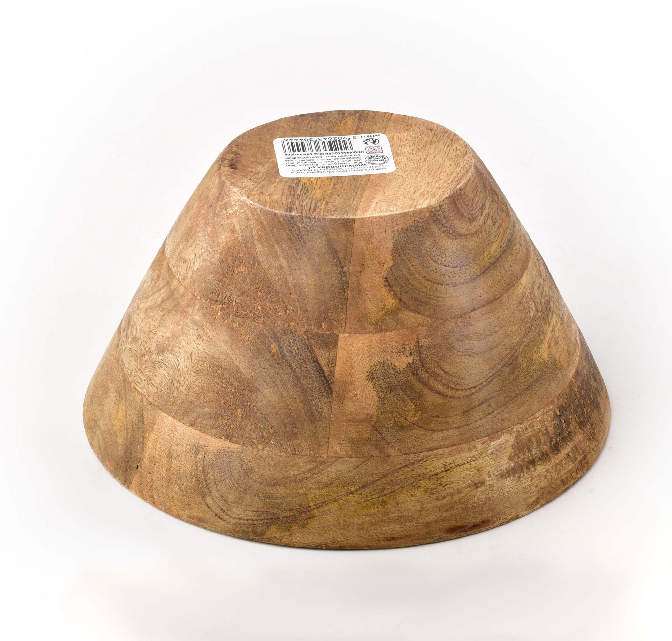 SCHALE Logan Braun 21/21/21 cm Holz - Braun, Holz (21/21cm) - Mondex