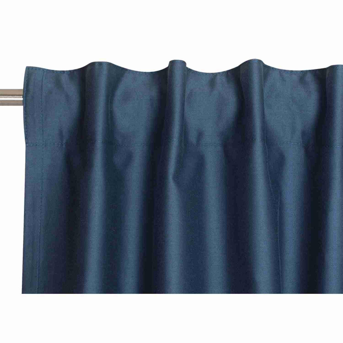 FERTIGVORHANG SOFT blickdicht - Blau, Textil (130/0.5/250cm) - Schöner Wohnen